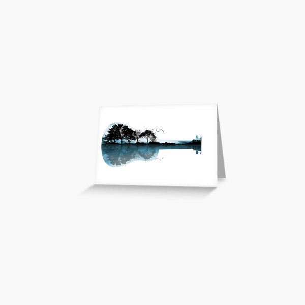 Nature Guitar Greeting Card