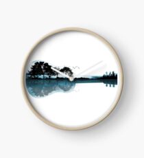 Nature Guitar Clock