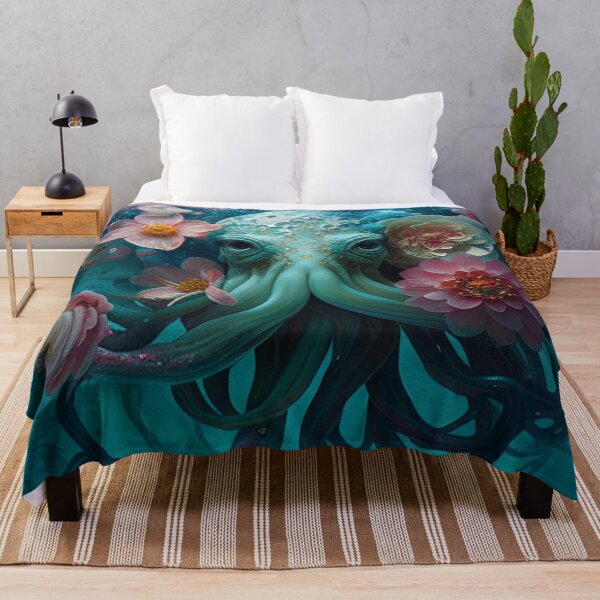 Item preview, Mesmerizing blue octopus designed and sold by forwardthinker.