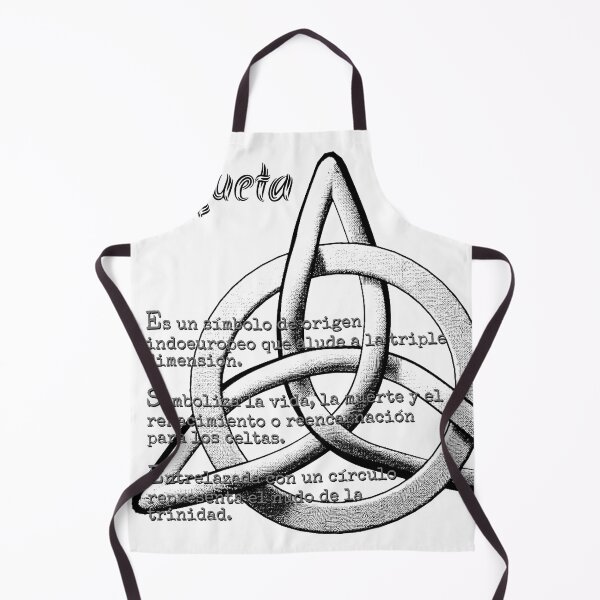 Item preview, Triquetra with meaning (in spanish) designed and sold by Dendros-Studio.