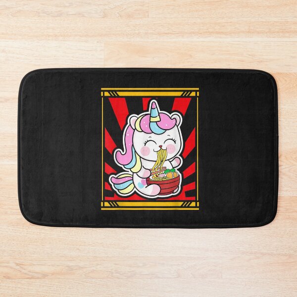 Item preview, Kawaii Japanese Unicorn Eating Ramen Noodles Japanese Food T-Shirt designed and sold by Klaus-Gilbert.