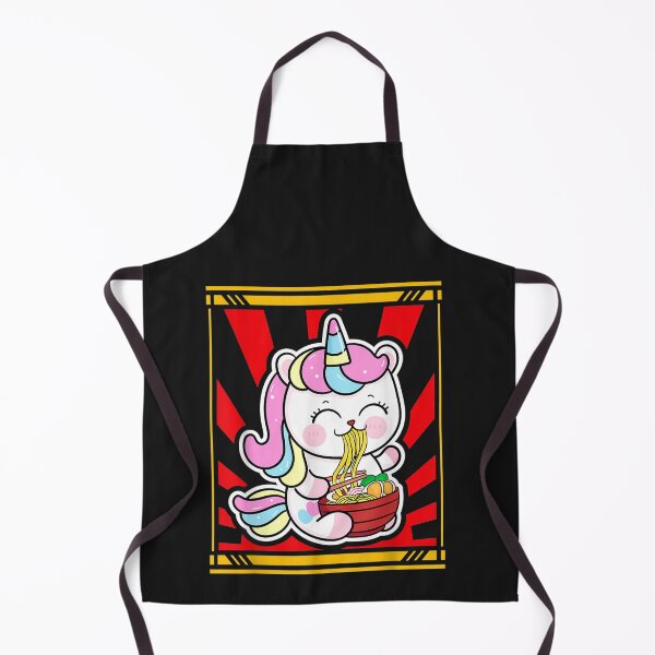 Item preview, Kawaii Japanese Unicorn Eating Ramen Noodles Japanese Food T-Shirt designed and sold by Klaus-Gilbert.
