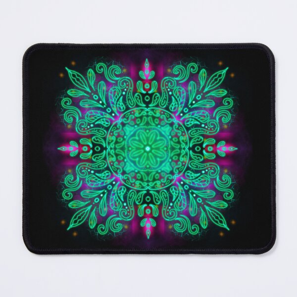 Item preview, Neon Mandala Flower Abstract designed and sold by Chatchot.
