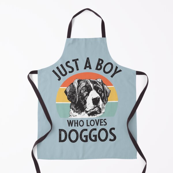Item preview, Just a Boy who loves Doggos Vintage Statement Multi Color designed and sold by Osh Sales.