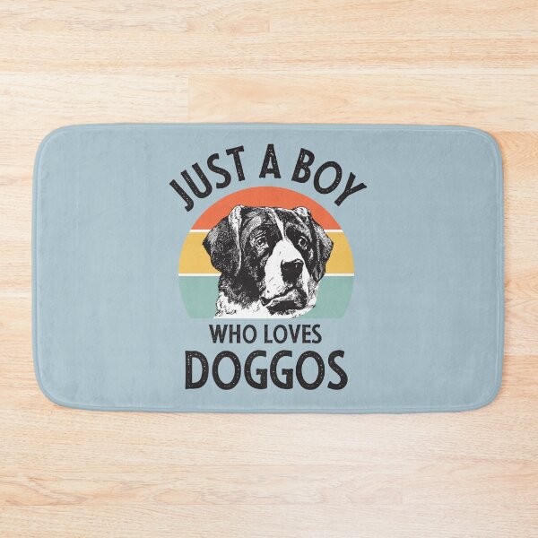 Item preview, Just a Boy who loves Doggos Vintage Statement Multi Color designed and sold by Osh Sales.
