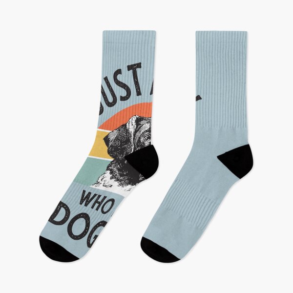 Item preview, Just a Boy who loves Doggos Vintage Statement Multi Color designed and sold by Osh Sales.