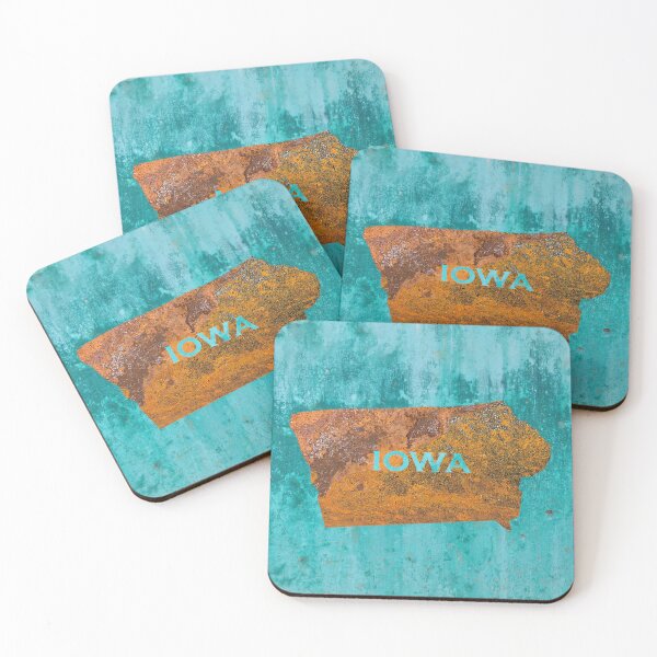 Item preview, Iowa Rust on Teal designed and sold by Elisabeth Lucas.