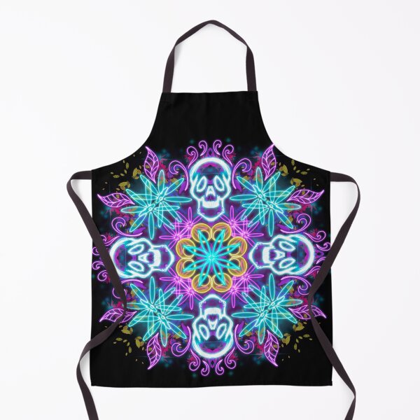 Item preview, Neon Mandala Flower Abstract designed and sold by Chatchot.