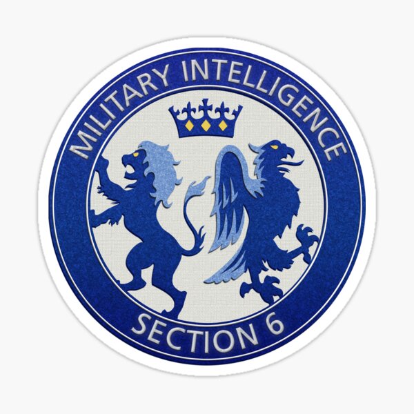 Vista previa del artículo con la obra «Sección 6 de inteligencia militar Parche MI6 - Call of Duty», diseñado y vendido por Osprey Tees.