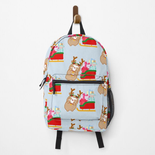 Item preview, Cute Christmas Sleigh Sloth designed and sold by theslothinme.