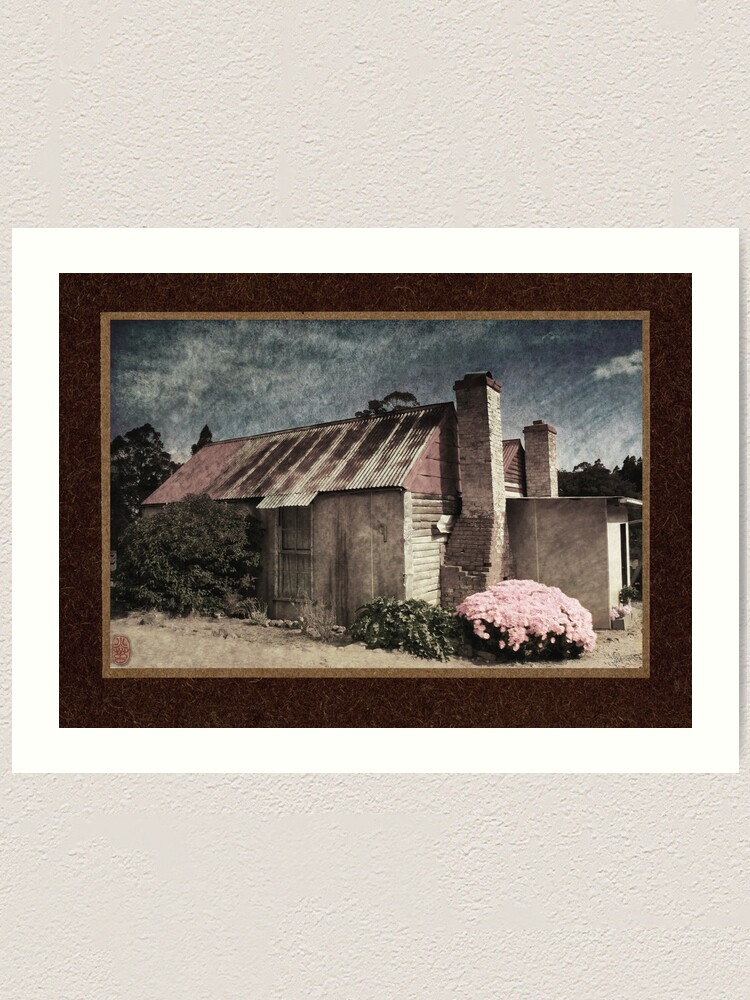 Alternate view of Fruit Picker's Hut, Tasmania Art Print