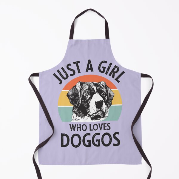 Item preview, Just a Girl who loves Doggos Vintage Statement Multi Color designed and sold by Osh Sales.
