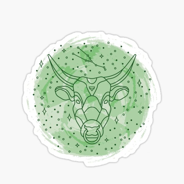 Astrology Zodiac Sign — Taurus Sticker