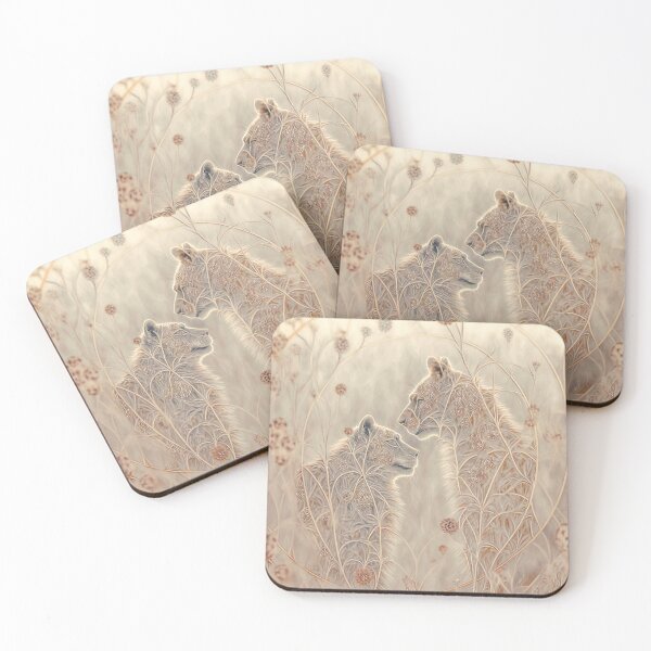 Item preview, Bohemian Bond, Lions designed and sold by BellasArtStudio.