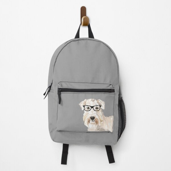 Vista previa del artículo con la obra «Terrier de trigo con gafas», diseñado y vendido por beastieboutique.