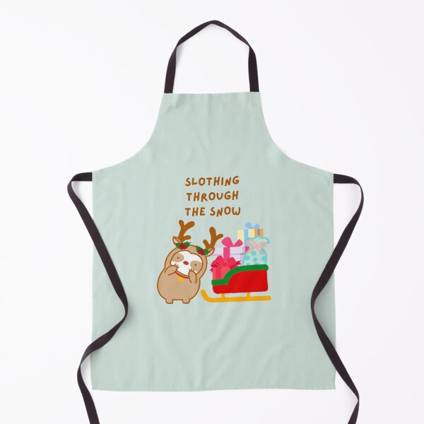 Item preview, Slothing Through the Snow Christmas Sleigh Sloth designed and sold by theslothinme.