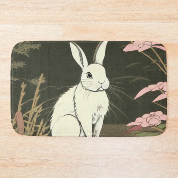 Item preview, Cute White Mini Rex Rabbit Fluffy Animal designed and sold by wigobun.