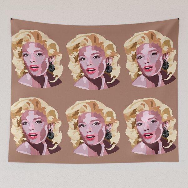 Item preview, Jayne Mansfield Hand Drawn Digital Art designed and sold by Lartheviking.
