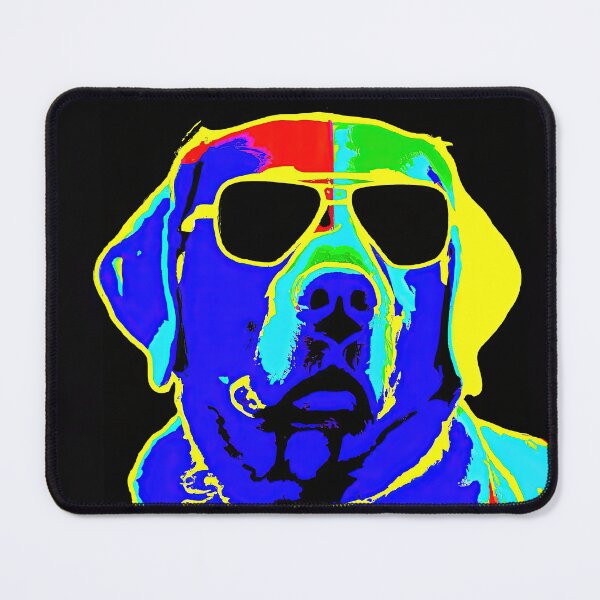Item preview, Labrador retriever in style of an Andy Warhol painting designed and sold by AIK9Artwork.