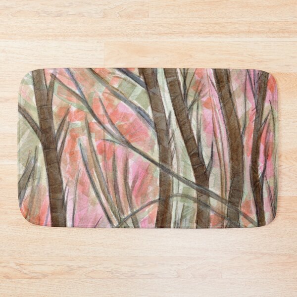 Item preview, Pink Leaves Olive Forest designed and sold by Alexandria Levin.