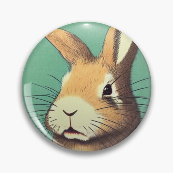 Item preview, Funny Mini Rex Rabbit with Furry Face designed and sold by wigobun.