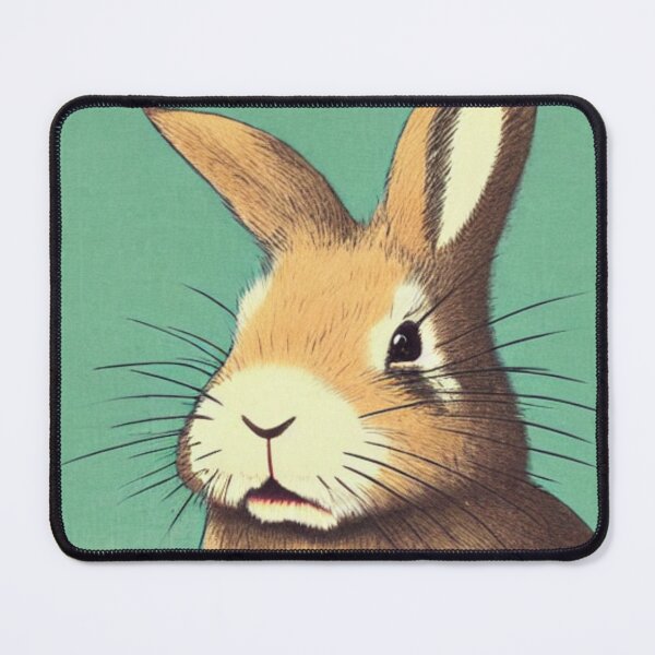 Item preview, Funny Mini Rex Rabbit with Furry Face designed and sold by wigobun.