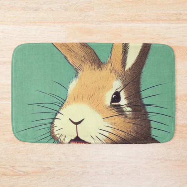 Item preview, Funny Mini Rex Rabbit with Furry Face designed and sold by wigobun.