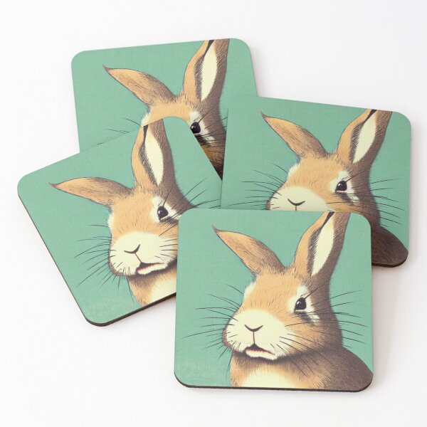 Item preview, Funny Mini Rex Rabbit with Furry Face designed and sold by wigobun.