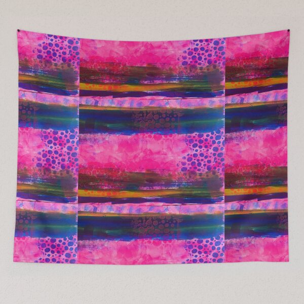 Item preview, Allure - unique modern colorful intuitive abstract art print designed and sold by AdzSpirit.