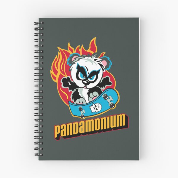 Item preview, Panda Black And White Cute Skate designed and sold by swearnoodles.