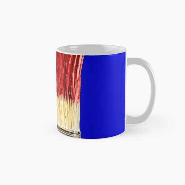 Item preview, Paintbrush with red paint on a blue background designed and sold by Jürgen Wiesler.