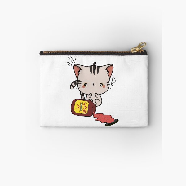 Item preview, Cute Tabby Cat Spilled BBQ Sauce designed and sold by Pet Station.