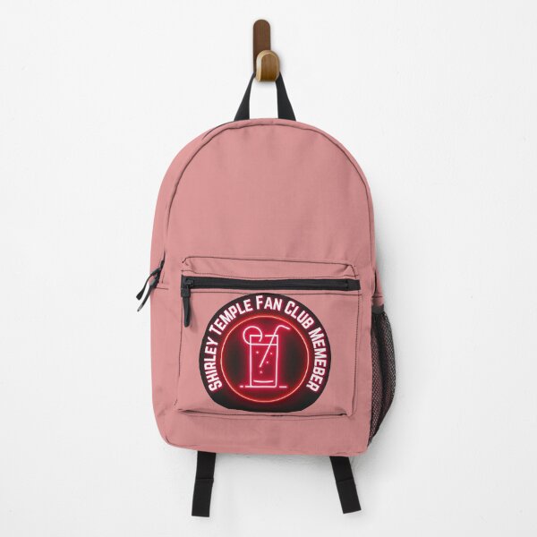 Item preview, Neon Red Shirley Temple Fan Club Badge designed and sold by Pink Ribbon.