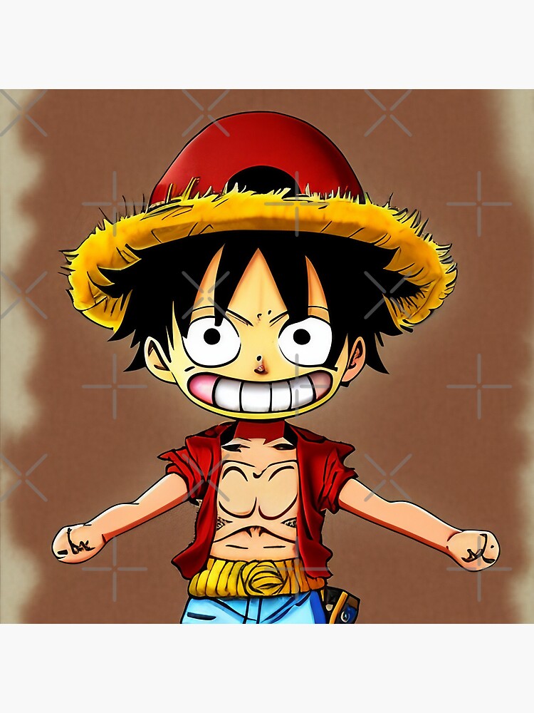 menggambar luffy