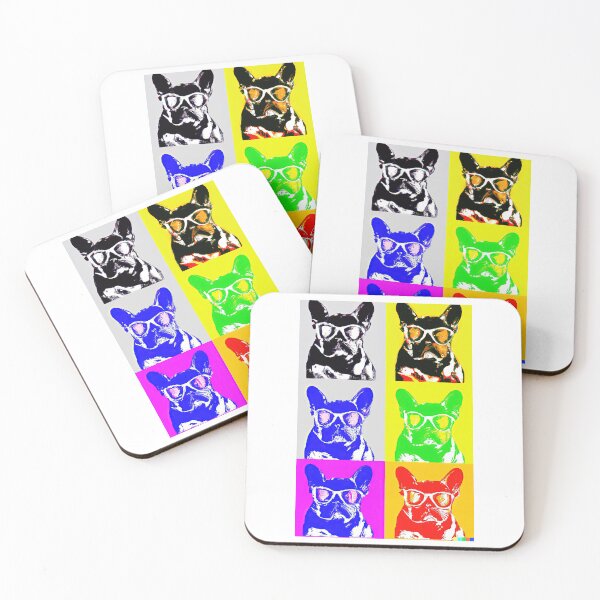 Item preview, French Bulldogs in style of an Andy Warhol painting designed and sold by AIK9Artwork.