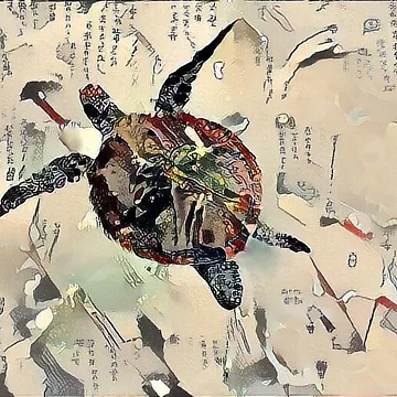 Artwork thumbnail, Scripted Turtle by Funkymask