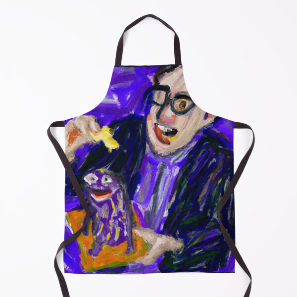Item preview, guy eating cheese with a purple monster 1 designed and sold by 442b.