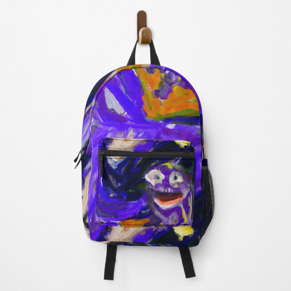 Item preview, guy eating cheese with a purple monster 1 designed and sold by 442b.