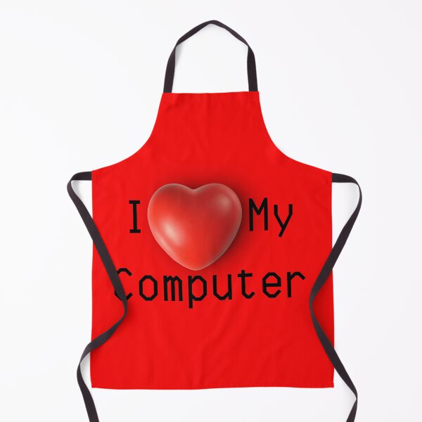 Item preview, I Love (Heart) My Computer designed and sold by SnarkyTeesMugs.