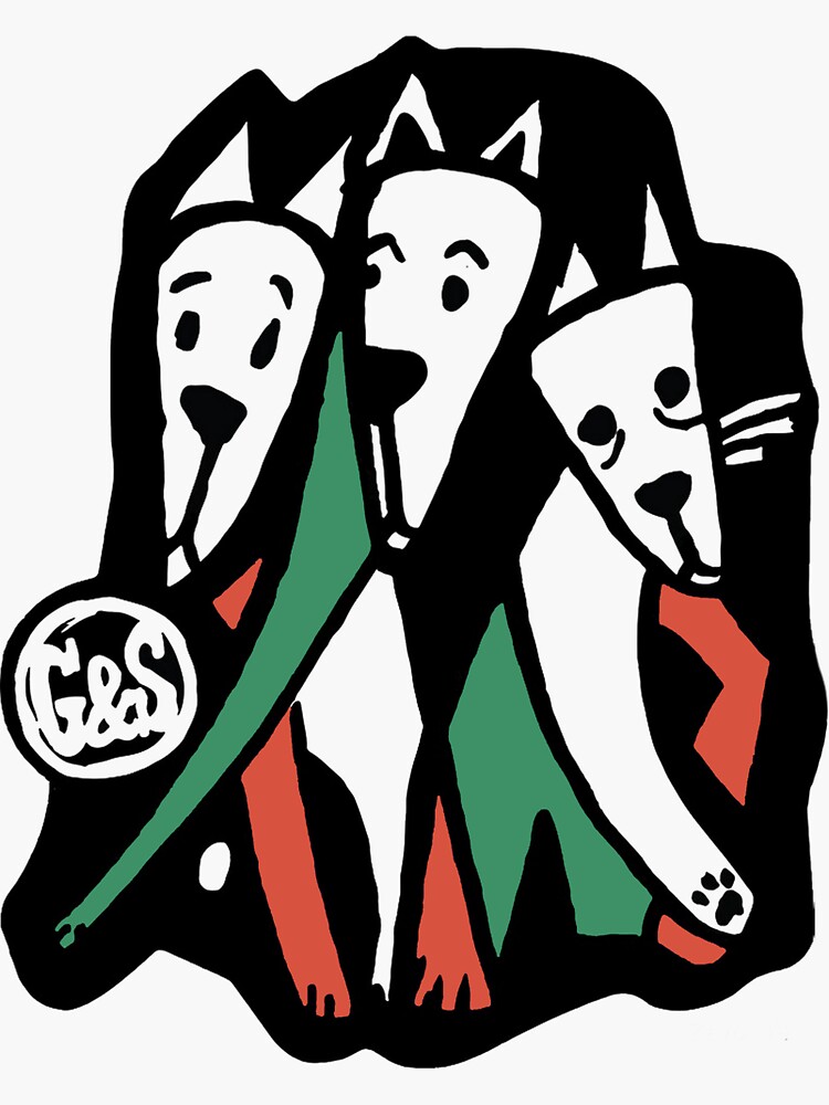 "Neil Blender Dogs Recolored" Sticker for Sale by malliope Redbubble