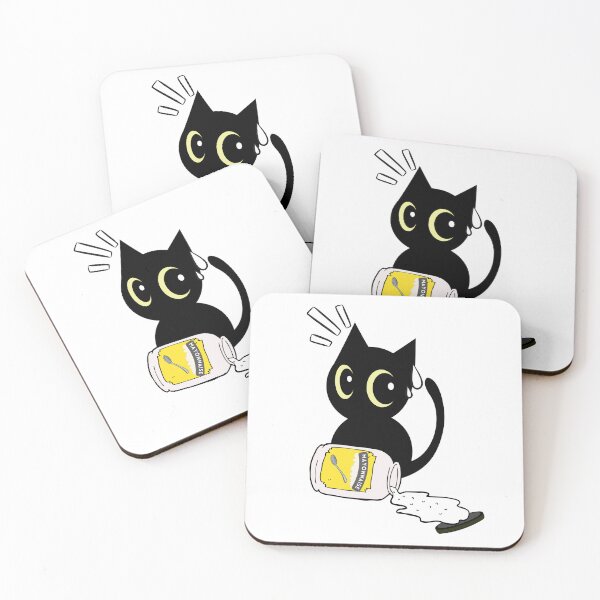Item preview, Cute Black Cat Spilled Mayonnaise designed and sold by Pet Station.