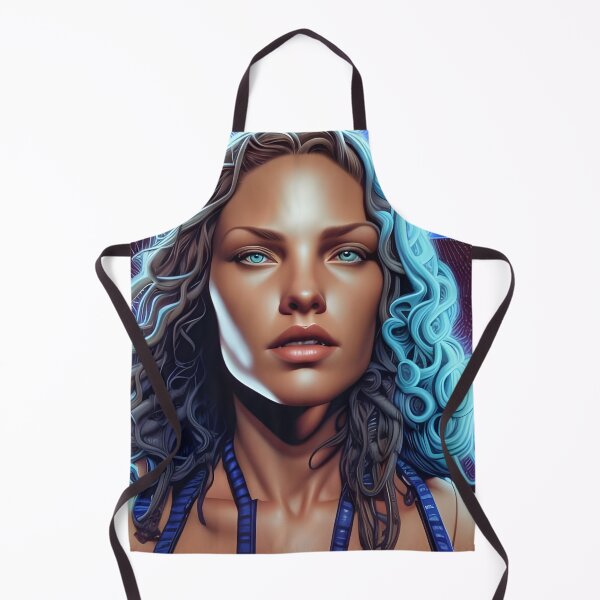 Item preview, Retro Woman Superhero with blue eyes designed and sold by withdiamonds.