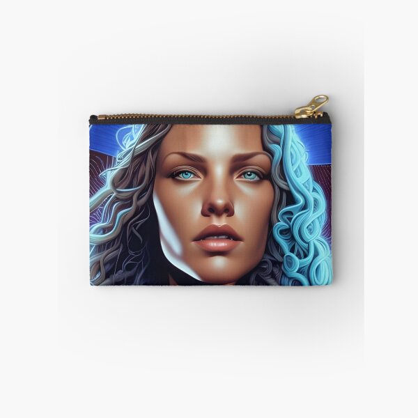 Item preview, Retro Woman Superhero with blue eyes designed and sold by withdiamonds.