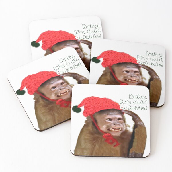 Item preview, Monkey Is Cold Outside designed and sold by kristalcurt.