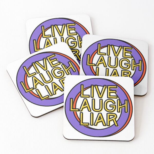 Item preview, Live Laugh Liar Retro Purple designed and sold by Pink Ribbon.