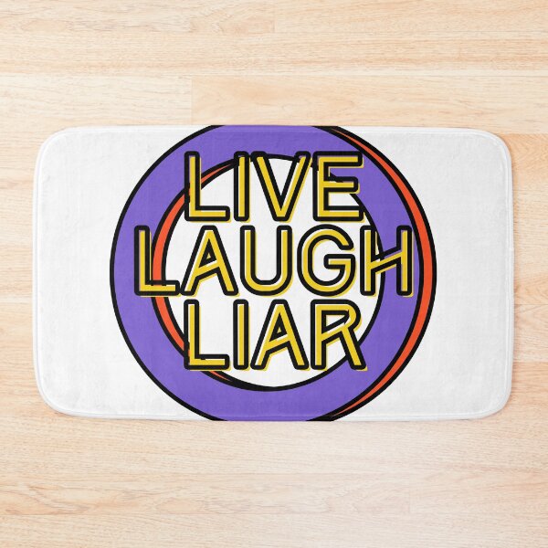 Item preview, Live Laugh Liar Retro Purple designed and sold by Pink Ribbon.