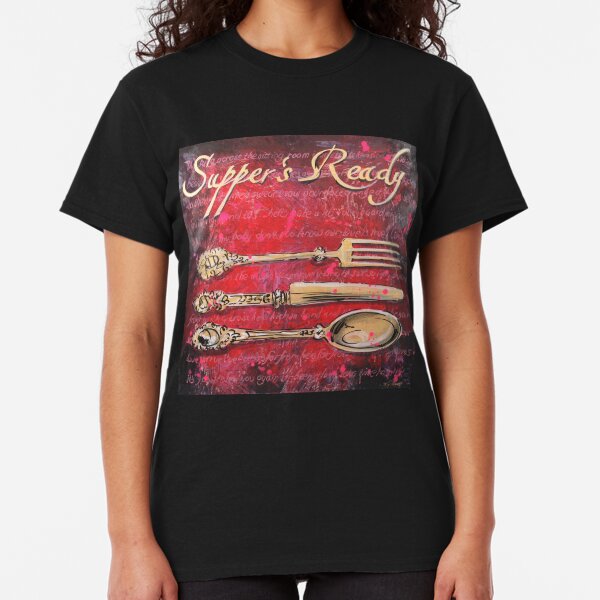 Genesis Fanart Suppers Ready RED from Foxtrott by Frank Grabowski Classic T-Shirt