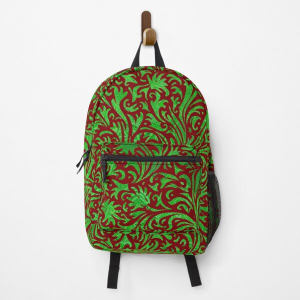 Item preview, Elegant Red and Green Antique Swirl Pattern will remind you of Christmas All Year designed and sold by SeaStories88.