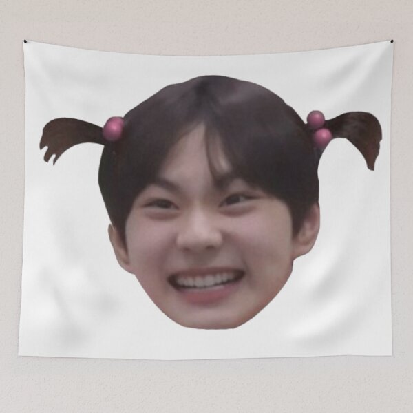 Item preview, Jungwon in pigtails sticker designed and sold by jayiee.