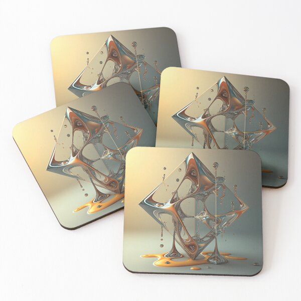 Item preview, The melting point of art - abstract diamond cube designed and sold by Beholder Images.